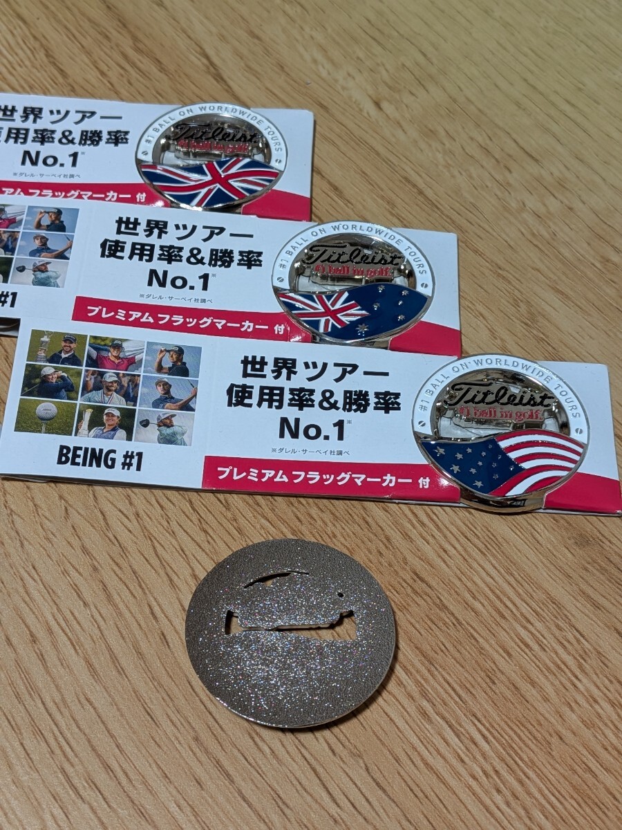 ☆彡　タイトリスト　マーカー4 点非売品　未使用　Titleist　☆彡_画像2