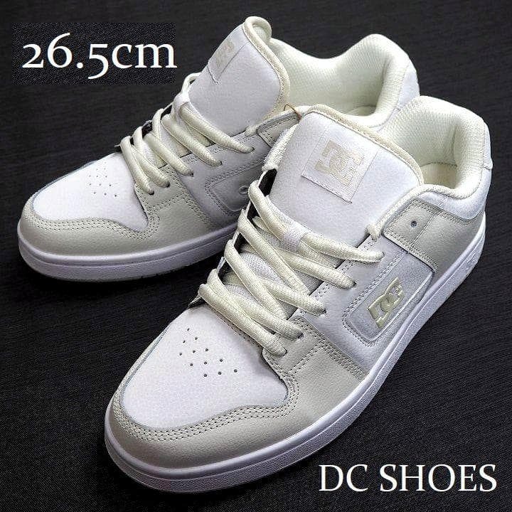 T533 新品 DC SHOES ディーシー シューズ MANTECA 4 マンテカ スニーカー ホワイト 26.5cm_画像1