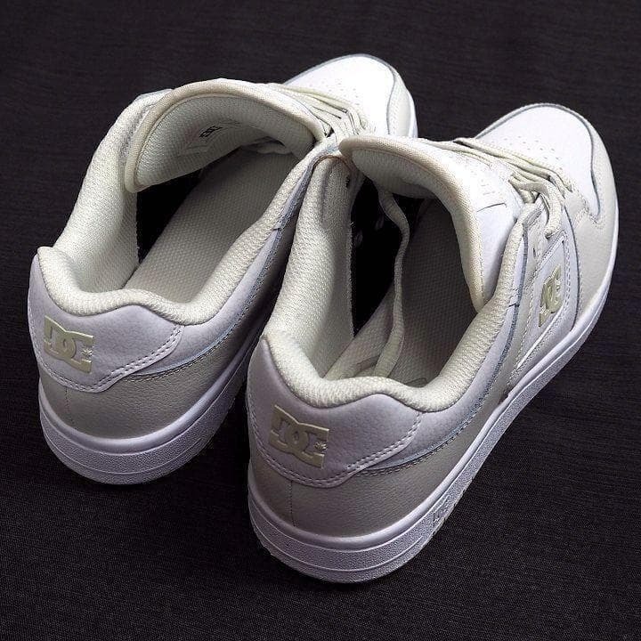 T533 新品 DC SHOES ディーシー シューズ MANTECA 4 マンテカ スニーカー ホワイト 26.5cm_画像3