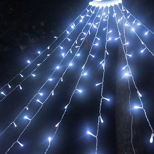  Рождество симпатичный звезда type освещение LED иллюминация днем белый цвет 350 лампочка 8 режим ...LED свет магазин экстерьер орнамент ребенок DIY повторный покупатель 