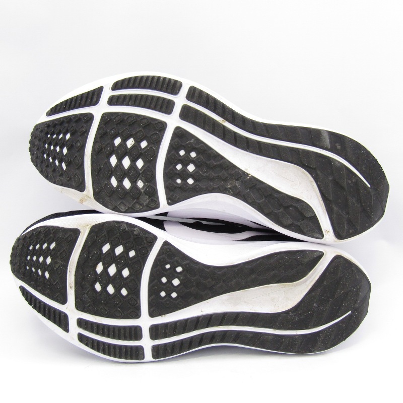 美品 NIKE ナイキ 26cm AIR ZOOM PEGASUS 40 WIDE DV7480-001 エアズーム ペガサス ランニングシューズ 2022年製 BLACK/WHITE 35004938_画像4