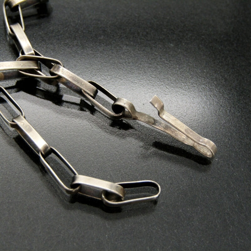 Hopi ホピ族 ネックレス チェーン 79cm メンズ レディース シルバー 28011220_画像4