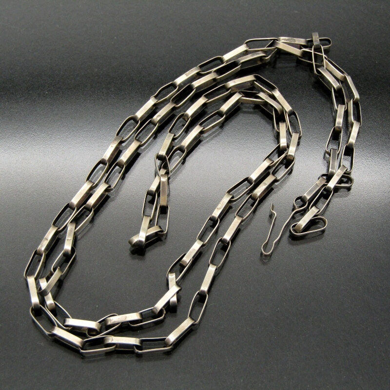 Hopi ホピ族 ネックレス チェーン 79cm メンズ レディース シルバー 28011220_画像5