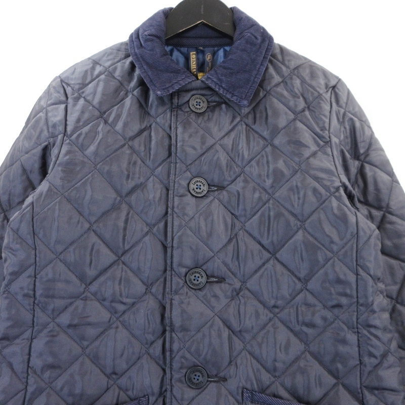 LAVENHAM ラベンハム キルティングジャケット 中綿 コート イギリス製 ネイビー 36 99000066_画像3