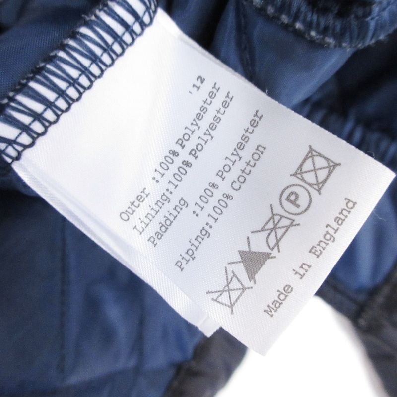 LAVENHAM ラベンハム キルティングジャケット 中綿 コート イギリス製 ネイビー 36 99000066_画像5