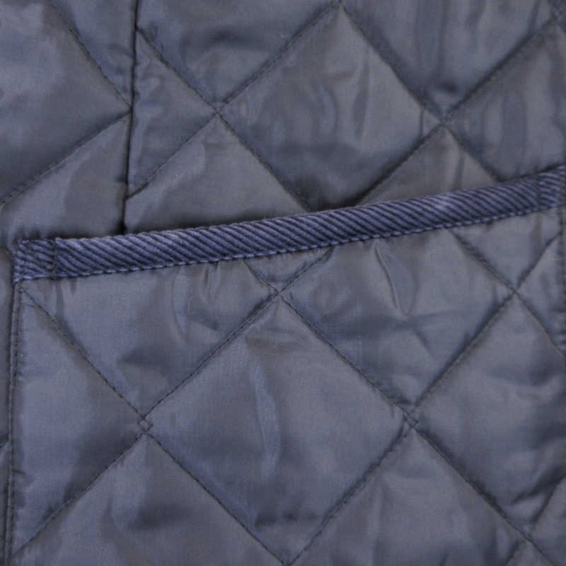 LAVENHAM ラベンハム キルティングジャケット 中綿 コート イギリス製 ネイビー 36 99000066_画像6