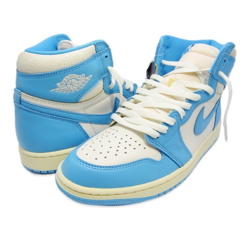  не использовался NIKE Nike 28.5cm AIR JORDAN 1 RETRO HIGH OG UNC DZ5485-402 воздушный Jordan 1 - ikatto голубой 18001336