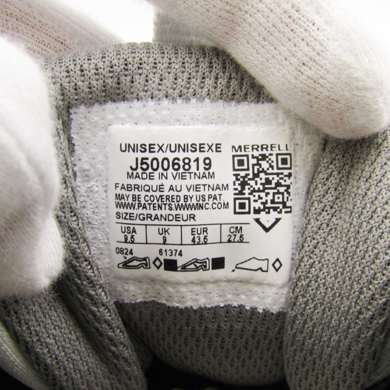 未使用 White Mountaineering × MERRELL ホワイトマウンテニアリング 27.5cm GORE-TEX MOAB SPEED2 J5006819 モアブ グレー 24005699_画像6