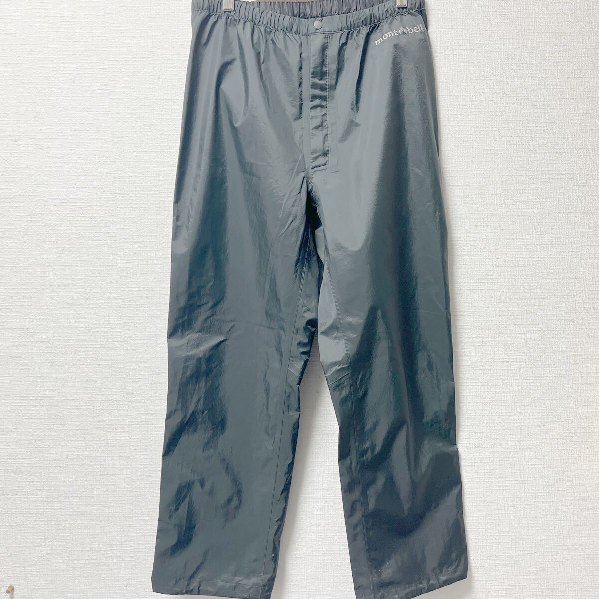 mont-bell モンベル サンダーパスパンツ レインパンツ Sサイズ グレー ナイロン_画像1
