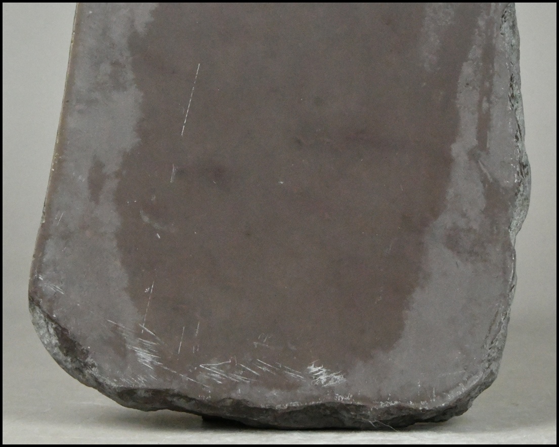 【NNK】中国美術 唐物 広東省肇慶市 松鶴彫刻 端渓硯 唐木箱 文房四方 書道具 D7-1111-3_画像9