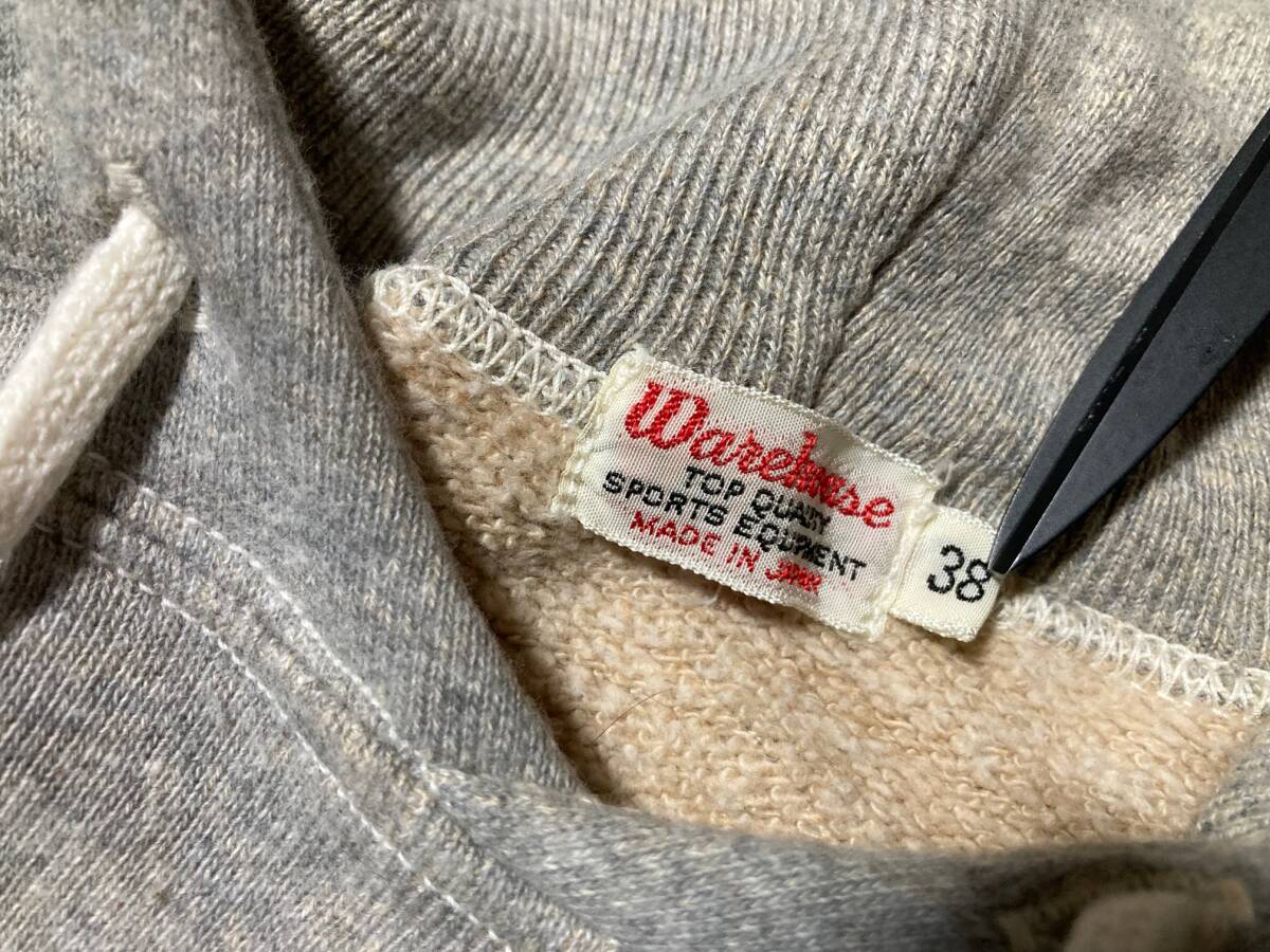 ウエアハウス　スウェットパーカー　サイズ38_画像2