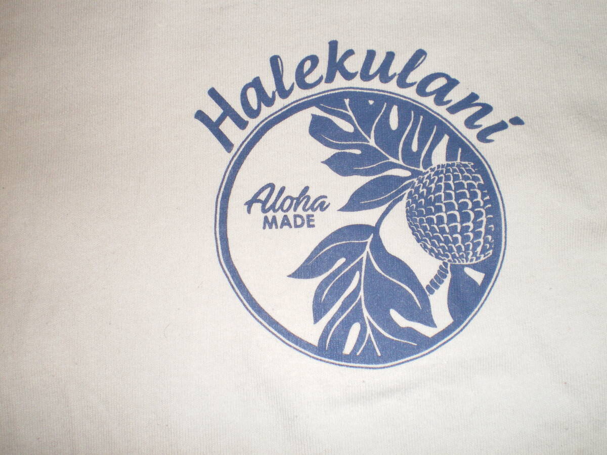 ★良品 HULA LANI HAWAII Halekulani / ハワイ ハレクラニ Tシャツ 両面プリント / L(実寸 肩幅50cm身幅52cm着丈63cm袖丈59cm) ★_画像4