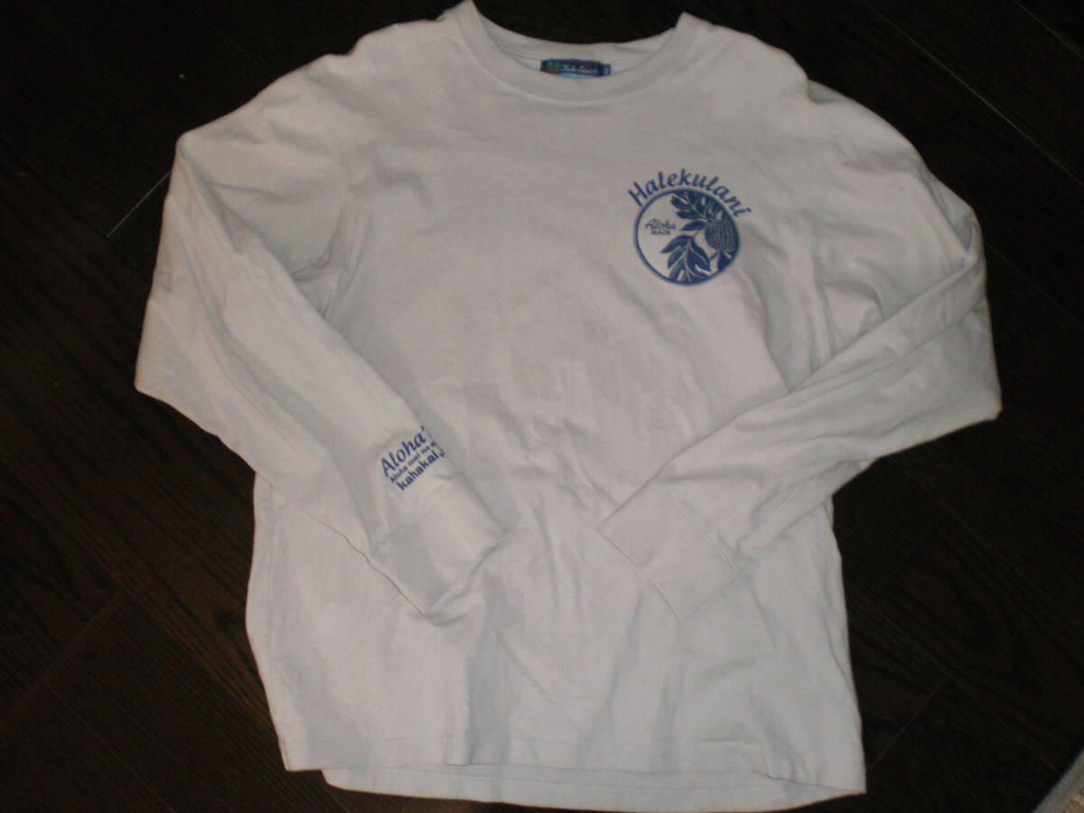 ★良品 HULA LANI HAWAII Halekulani / ハワイ ハレクラニ Tシャツ 両面プリント / L(実寸 肩幅50cm身幅52cm着丈63cm袖丈59cm) ★_画像6