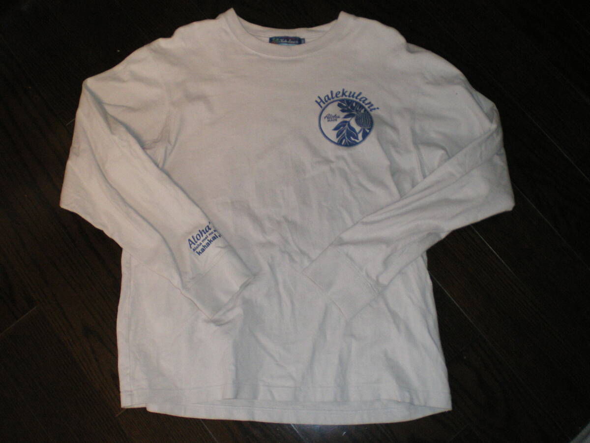 ★良品 HULA LANI HAWAII Halekulani / ハワイ ハレクラニ Tシャツ 両面プリント / L(実寸 肩幅50cm身幅52cm着丈63cm袖丈59cm) ★_画像7