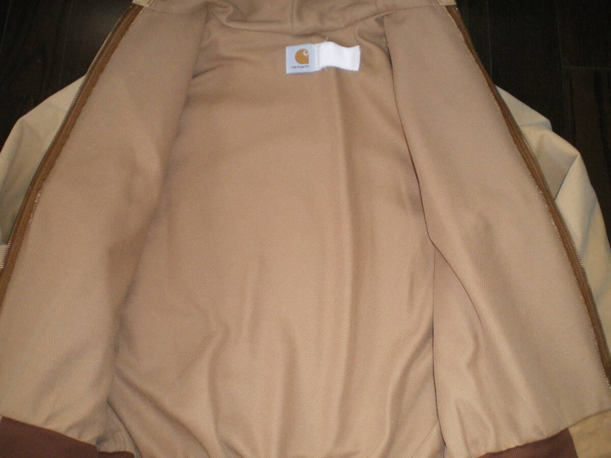 ★ 米国製 Carhartt / アクティブジャケット フルジップ フード付 フェード / M(実寸 肩幅53cm身幅62cm着丈69cm袖丈66cm) ★_画像6