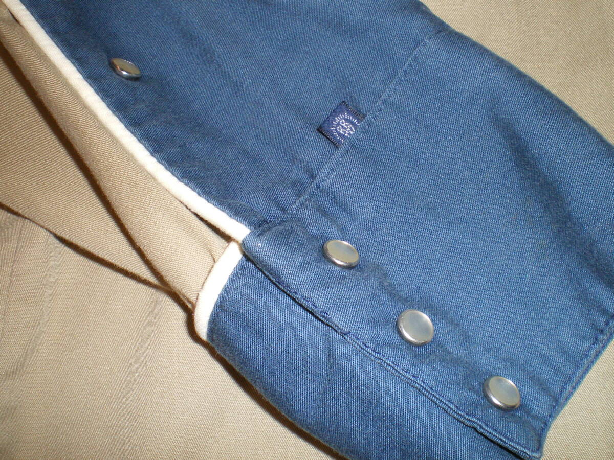 ★米国製 美品 Rockmount / ウエスタンシャツ ポリコットン / M(実寸 肩幅42cm身幅55cm着丈79㎝袖丈63㎝) ★_画像5