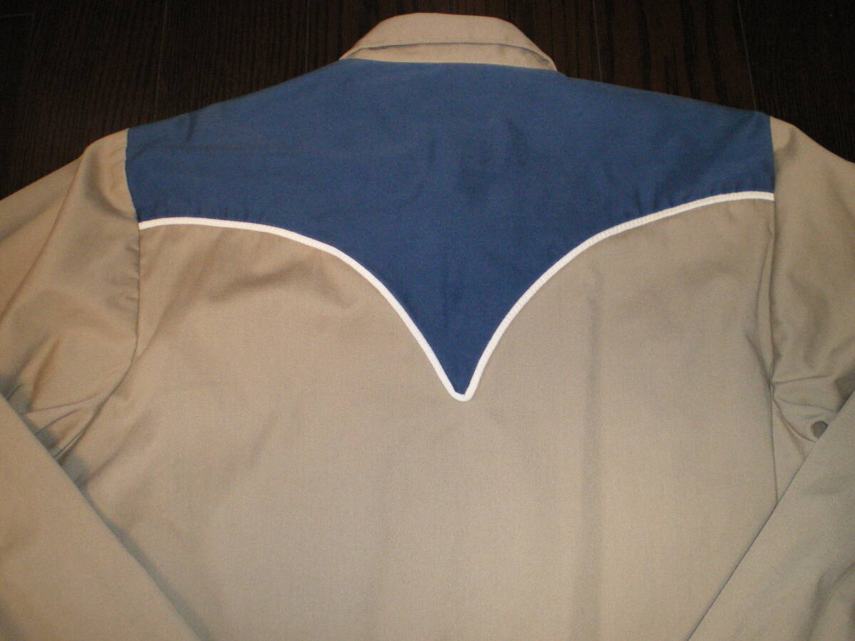 ★米国製 美品 Rockmount / ウエスタンシャツ ポリコットン / M(実寸 肩幅42cm身幅55cm着丈79㎝袖丈63㎝) ★_画像7