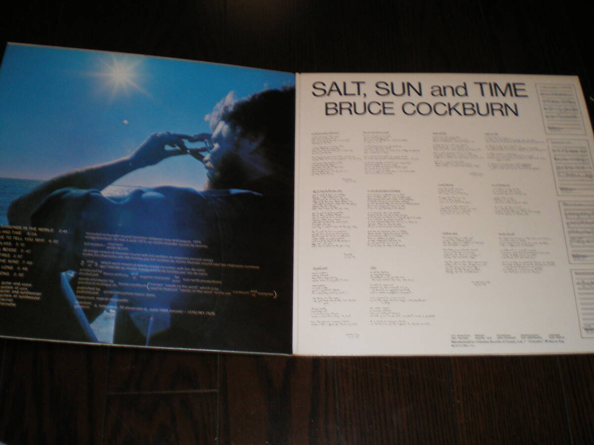 ♪カナダ盤 true north盤 Bruce Cockburn / Salt Sun and Time / オリジナル盤♪_画像2