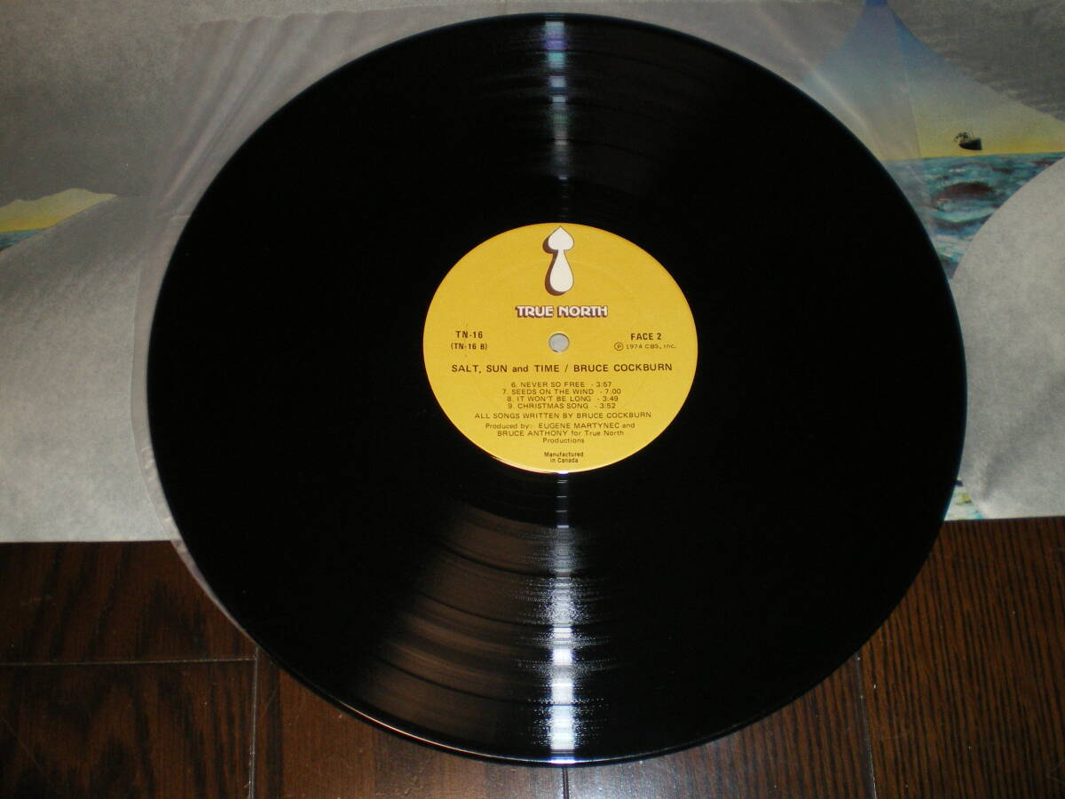 ♪カナダ盤 true north盤 Bruce Cockburn / Salt Sun and Time / オリジナル盤♪_画像5