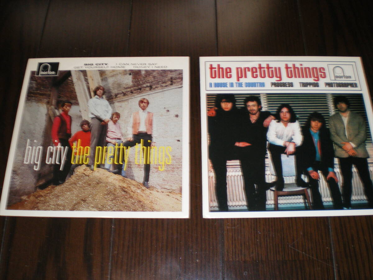 ♪米盤 norton盤 2枚 The Pretty Things / A House In The Country & big city / モノ盤♪_画像1