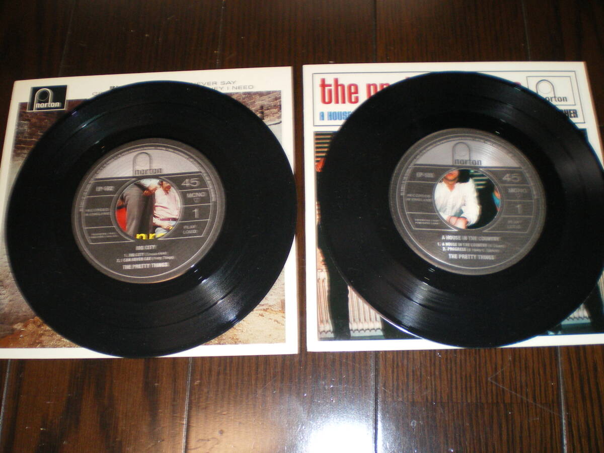 ♪米盤 norton盤 2枚 The Pretty Things / A House In The Country & big city / モノ盤♪_画像3