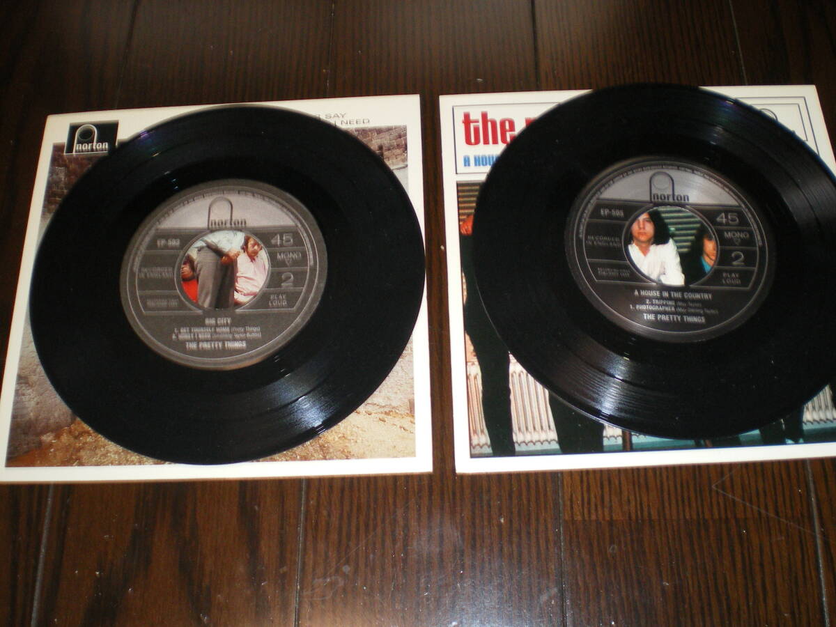 ♪米盤 norton盤 2枚 The Pretty Things / A House In The Country & big city / モノ盤♪_画像4