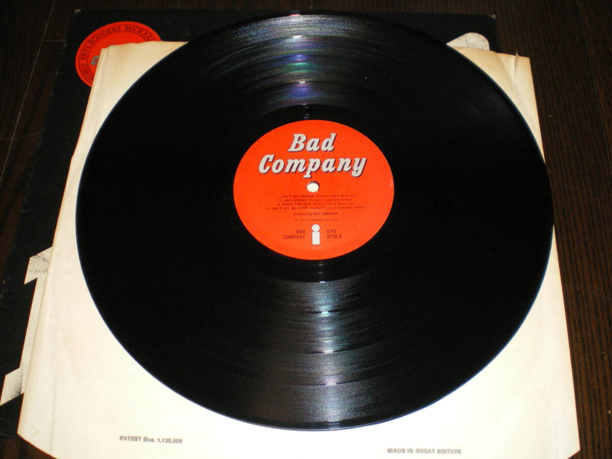 ♪ UK盤 BAD COMPANY / 1st / 見開きジャケット / ISLAND ILPS9279 ♪_画像4