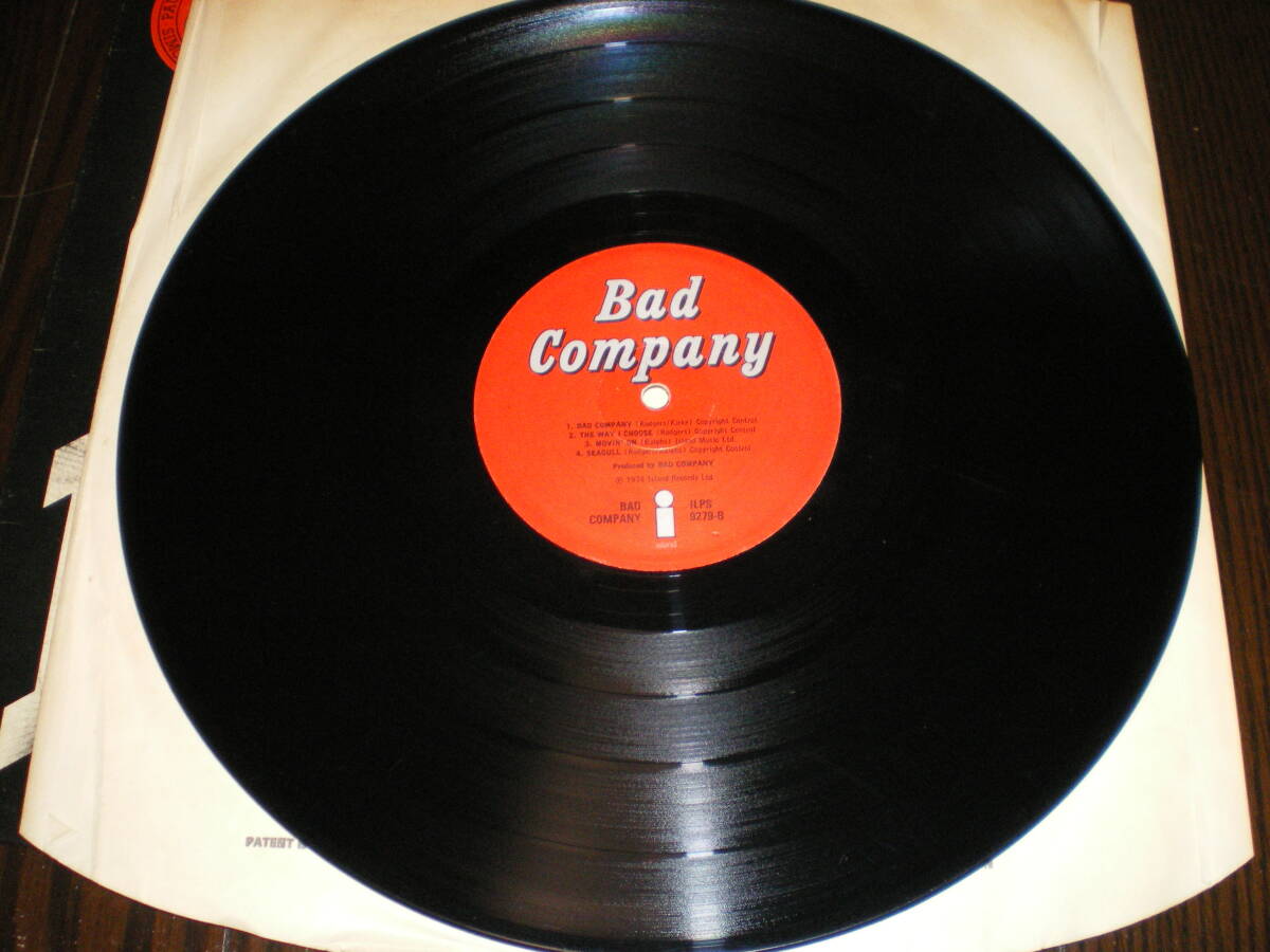 ♪ UK盤 BAD COMPANY / 1st / 見開きジャケット / ISLAND ILPS9279 ♪_画像6