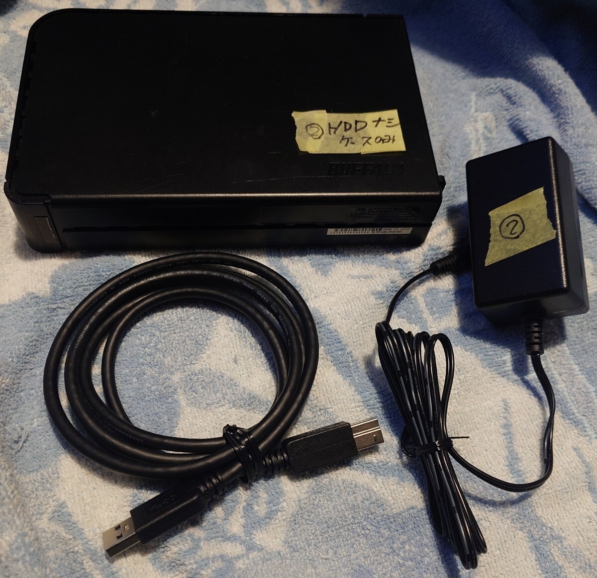 BUFFALO 外付けハードディスク ケースのみ HDDなし HD-LB2.0TU3-BKC ②_画像1