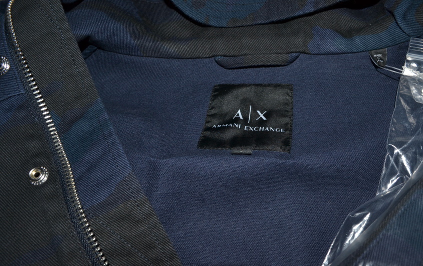 【未使用品】国内正規 ARMANI EXCHANGE アルマーニ エクスチェンジ 圧巻フーデットモッズコート M（実寸L～XL程度）ビッグシルエット 9833_画像3