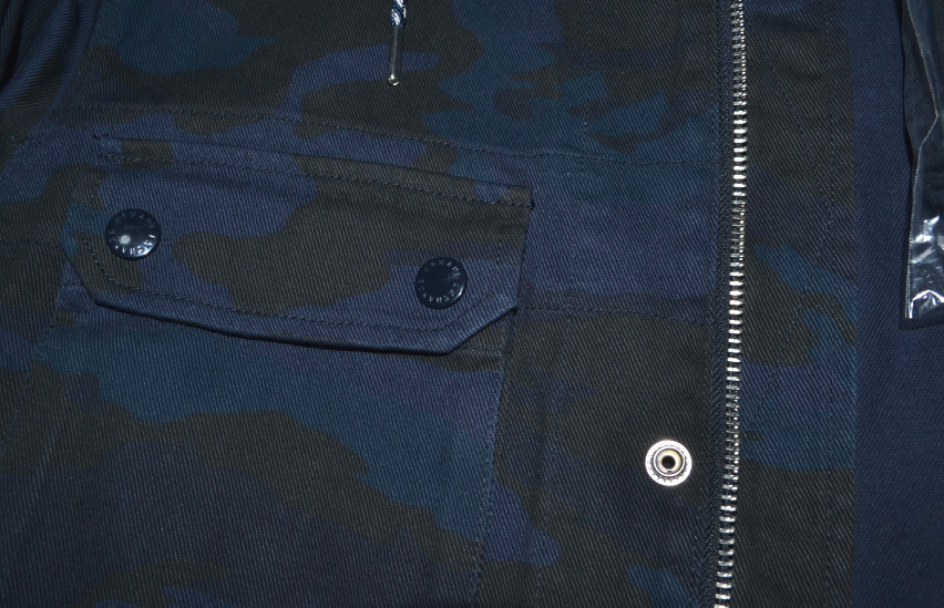 【未使用品】国内正規 ARMANI EXCHANGE アルマーニ エクスチェンジ 圧巻フーデットモッズコート M（実寸L～XL程度）ビッグシルエット 9833_画像7