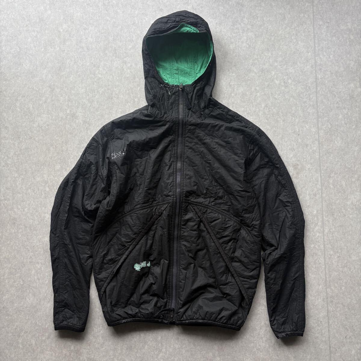 【ジャンク】maharishi リバーシブルフーディジャケット ririジップ マハリシ イギリス_画像1