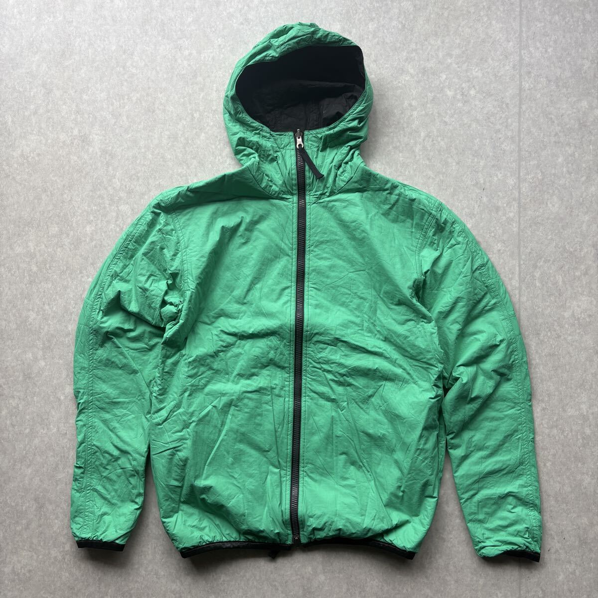 【ジャンク】maharishi リバーシブルフーディジャケット ririジップ マハリシ イギリス_画像9