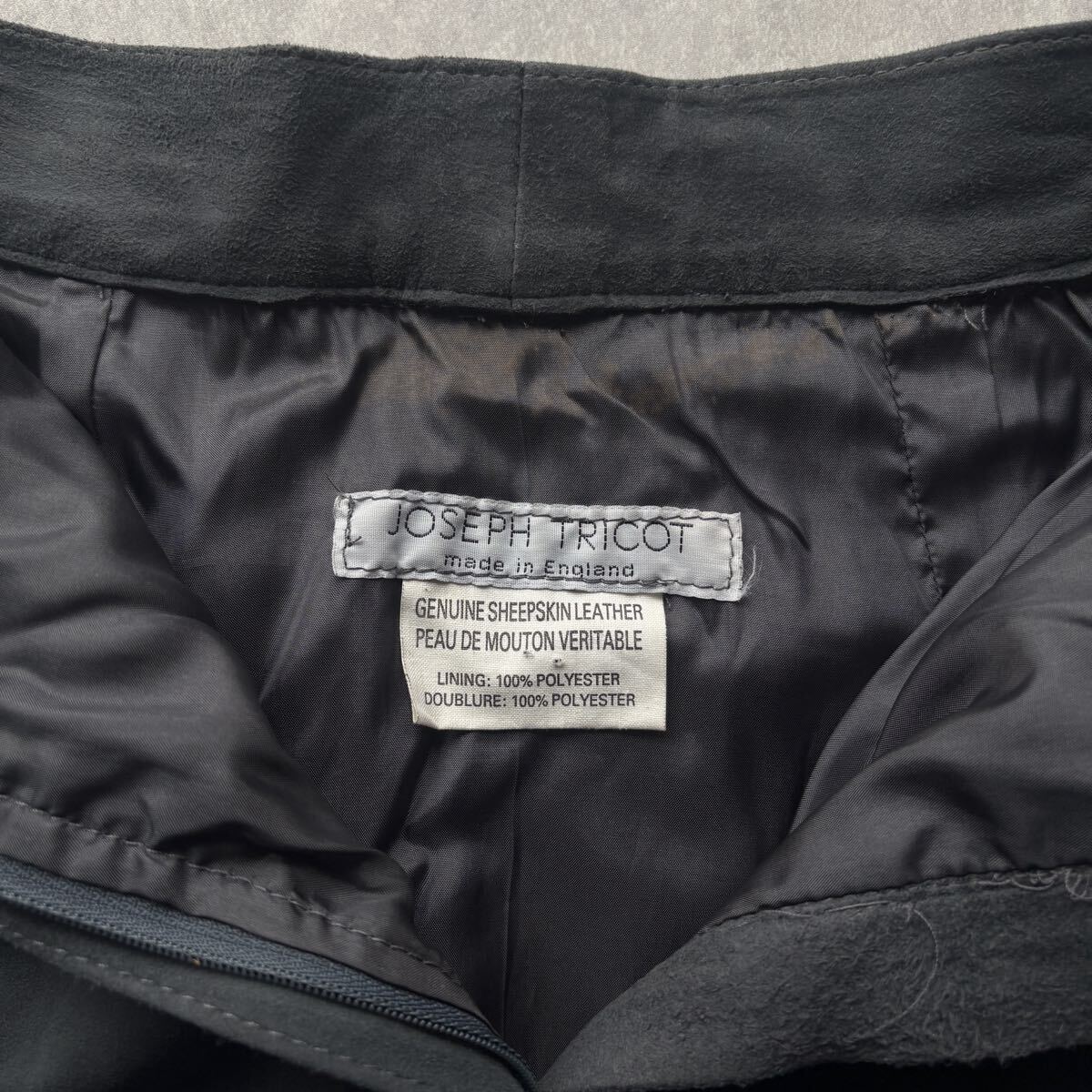 1980s JOSEPH TRICOT シャモアレザースカート イギリス vintage_画像2