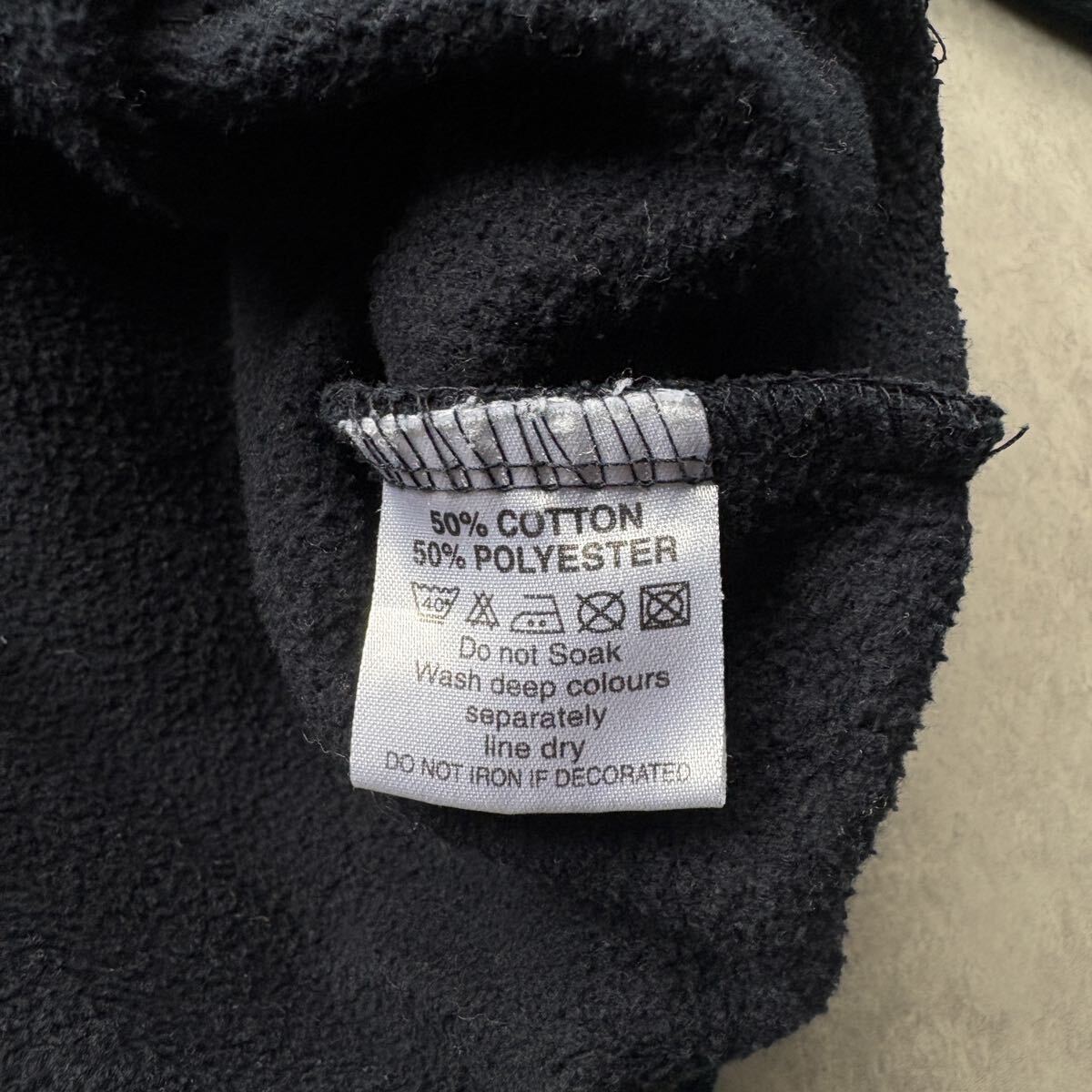 ヘビーウェイトスウェットパーカー フーディー XL 古着 ネイビー_画像4