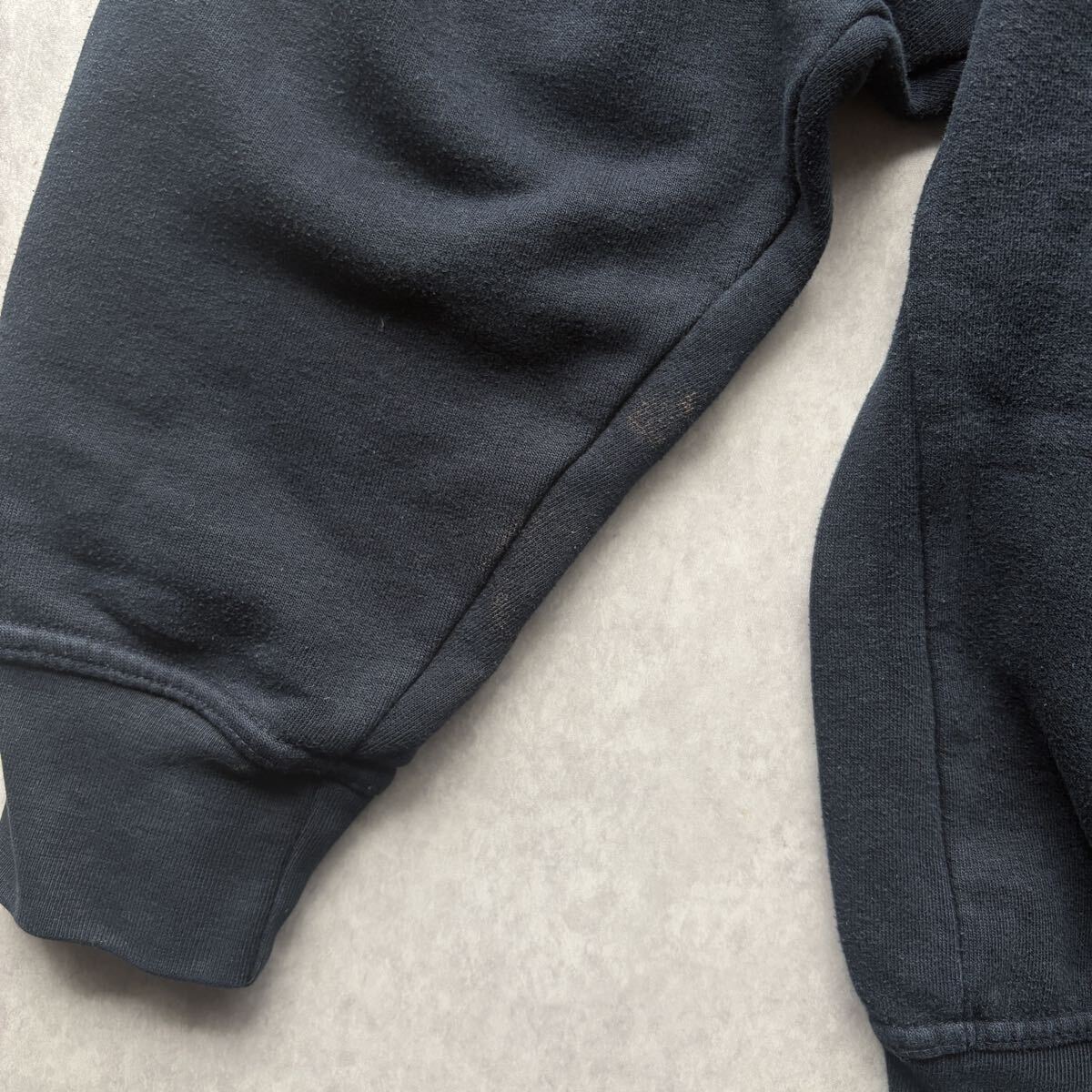 ヘビーウェイトスウェットパーカー フーディー XL 古着 ネイビー_画像6