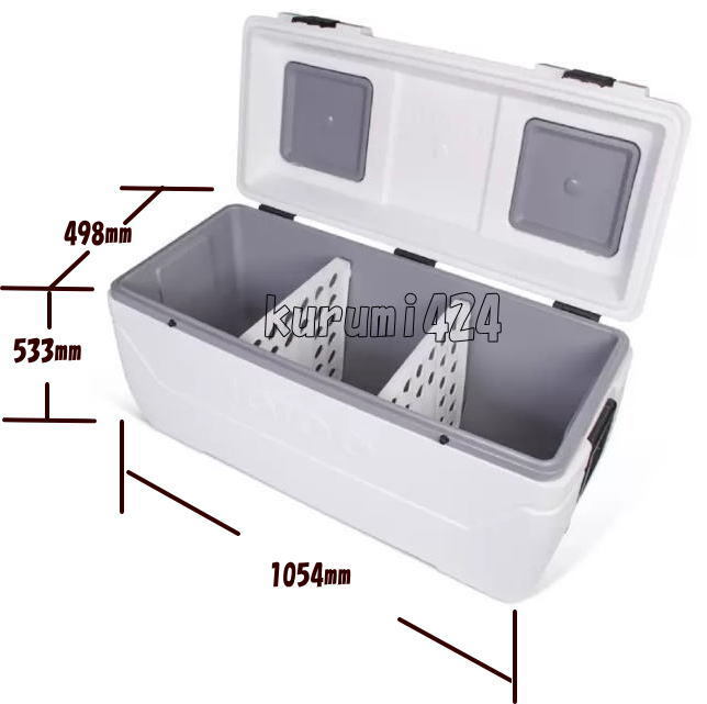 ＼★新品未使用即納★／◆IGLOOイグルーＭＡＸＣＯＬＤ 大型クーラーボックス 165ＱＴ 156Ｌ釣り！祭り！運動会！イベント！フェス♪！♪！_画像7