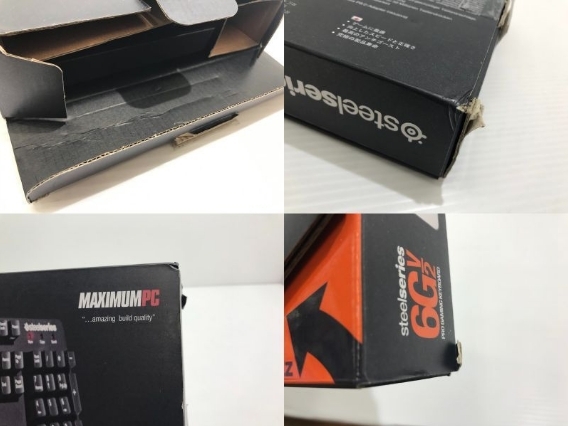 SteelSeries 6Gv2 Pro ゲーミングキーボード 赤軸 Red Switch 有線 日本語/JP配列 USB PS/2 109キー ★ 全キー同時押し対応 ★ 動作OK ★_画像9
