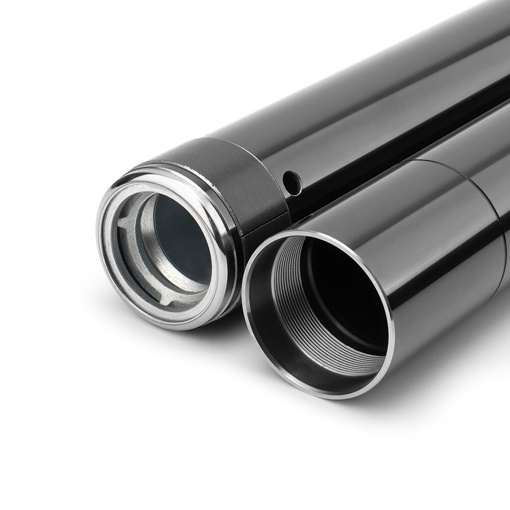 XB86 極上メッキCBR400RR NC29 90-92 41MM 純正品番51410-MV4-003に対応 インナーチューブ ブラック２本 新品_画像2