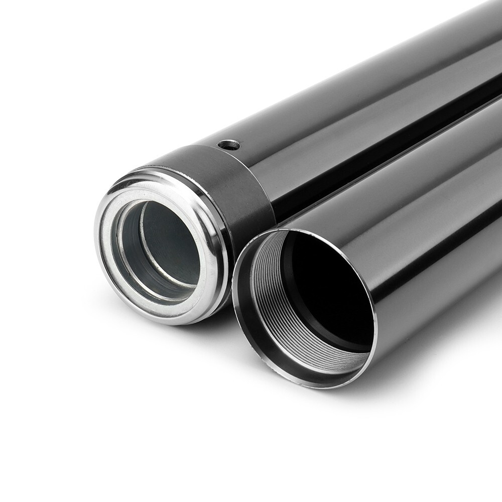 XB82 極上メッキXJR1300SP XJR1300 5EA 1999-2001 43MM 純正品番5EA-23110-10に対応 インナーチューブ ブラック2本 新品_画像2