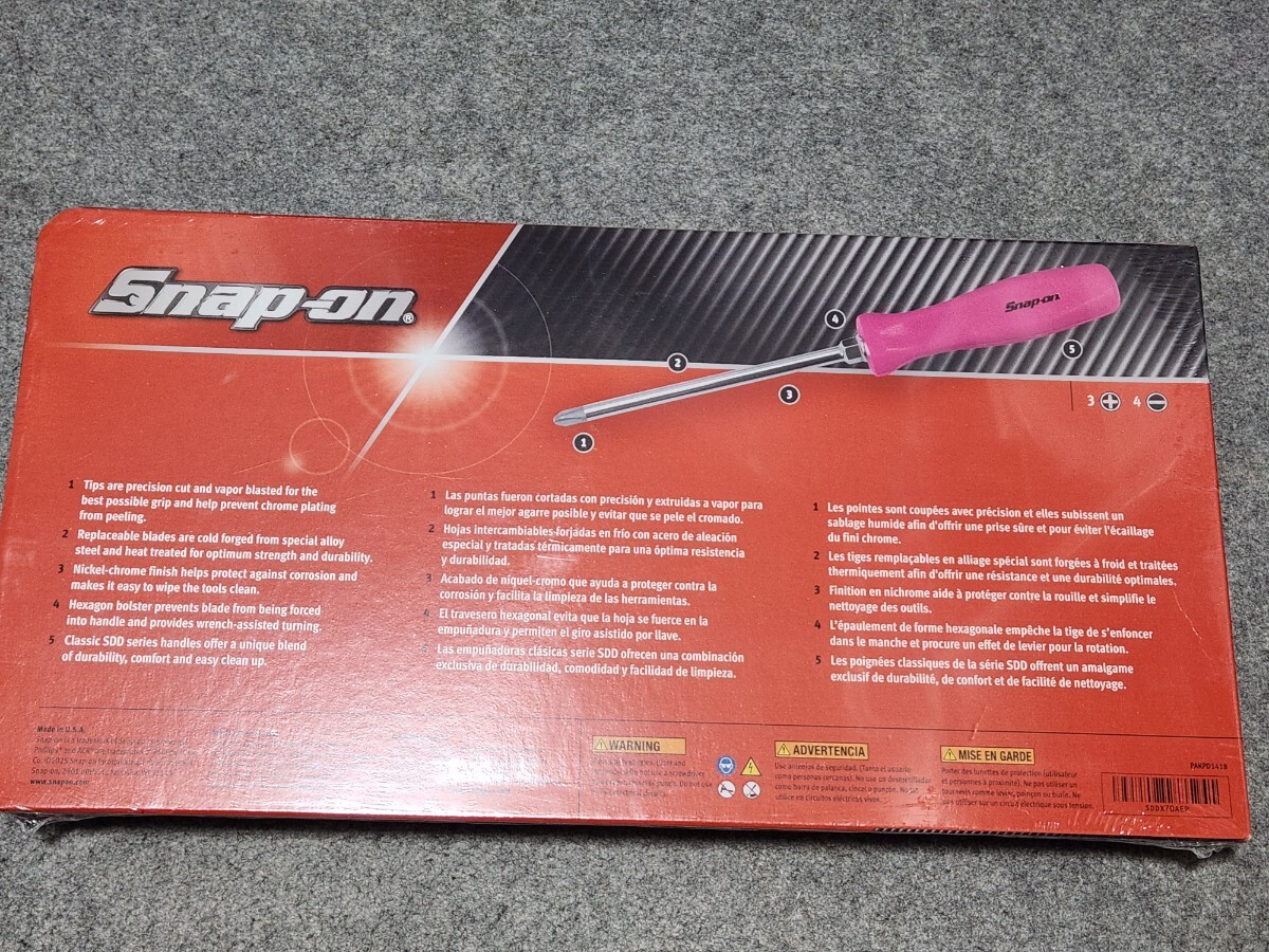 Snap-on スナップオン★ SDDX70AEP★ ドライバーセット クラシックハンドル★ピンク_画像9