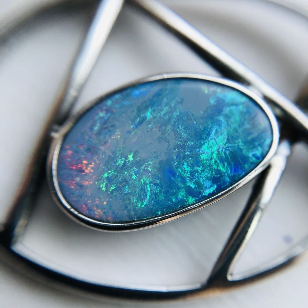 オパール シルバー925 ペンダントトップ_画像2