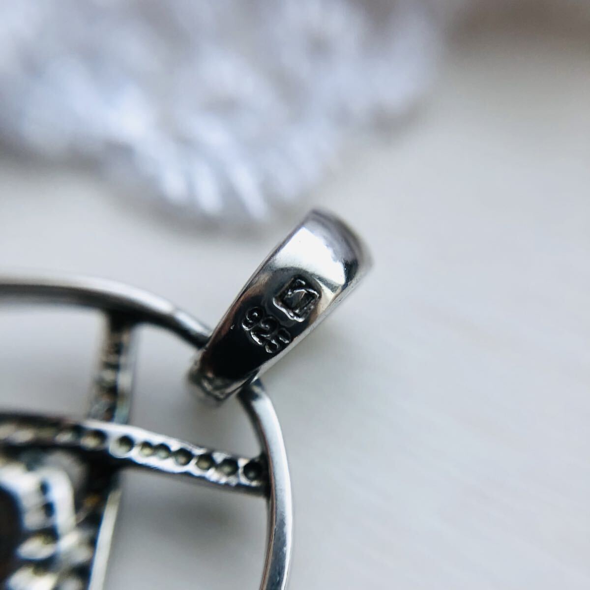 オパール シルバー925 ペンダントトップ_画像7