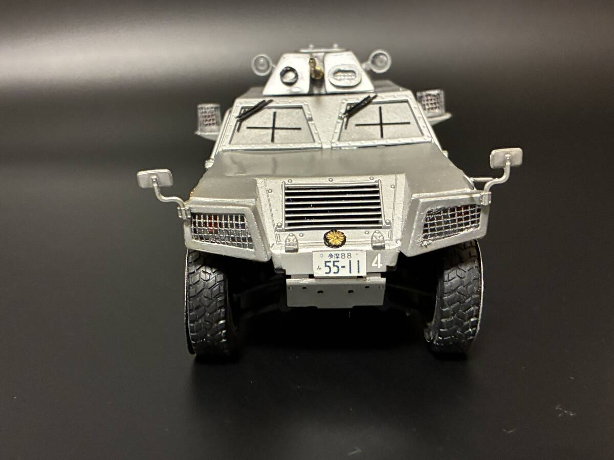 警視庁第四機動隊 小型放水警備車 仮想車両 タミヤ軽装甲機動車改造 機動隊員1名付属 素人完成品 自衛隊車両・警察車両_画像6