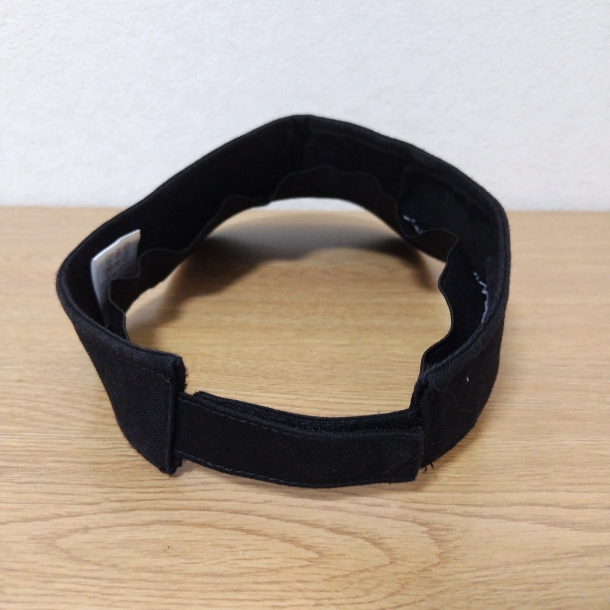 ＼送料無料／【HONMA GOLF】 本間ゴルフ サンバイザー 黒 ブラック フリーサイズ(57〜60cm) ゴルフウェア GOLF スポーツ 日よけ バイザー_画像5