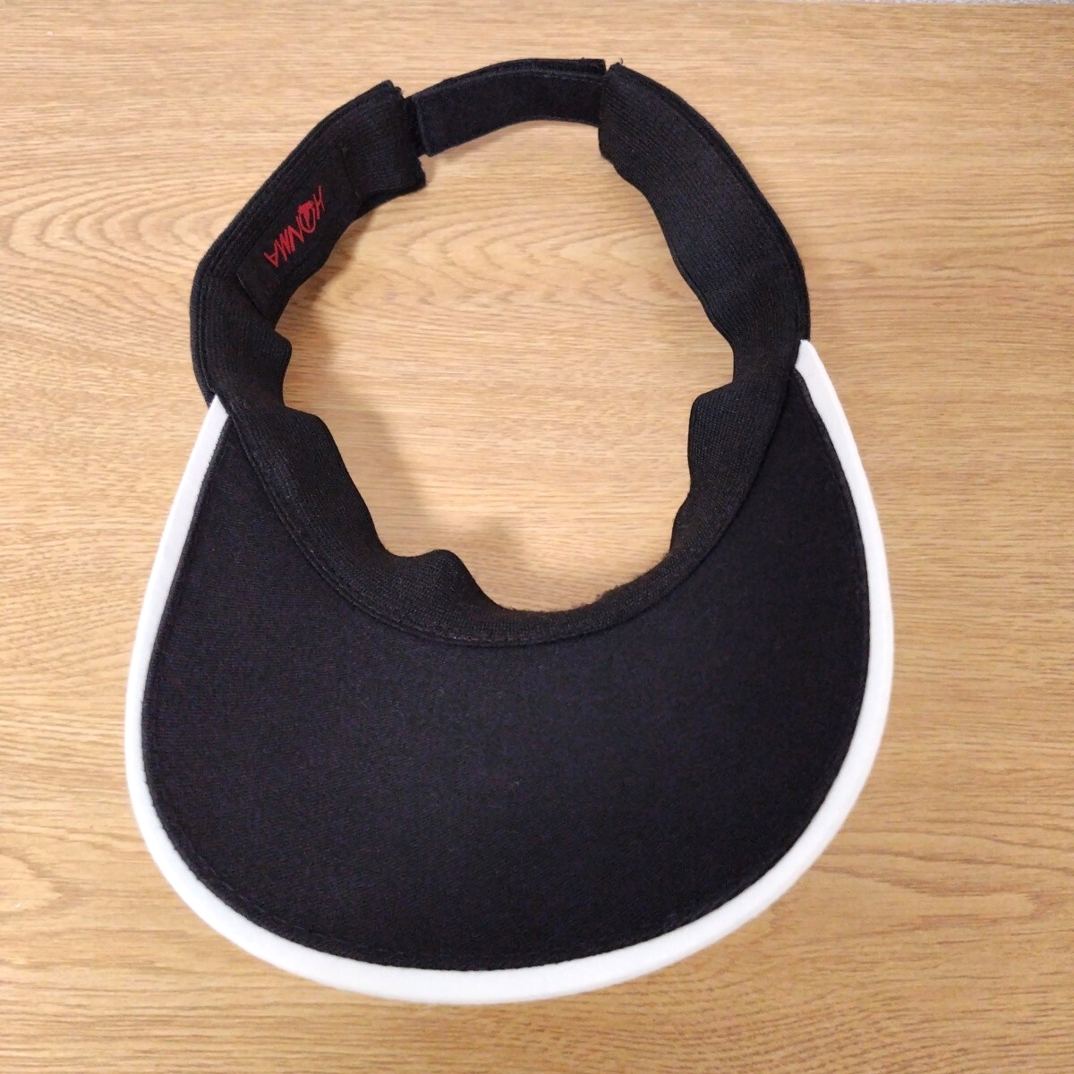 ＼送料無料／【HONMA GOLF】 本間ゴルフ サンバイザー 黒 ブラック フリーサイズ(57〜60cm) ゴルフウェア GOLF スポーツ 日よけ バイザー_画像6