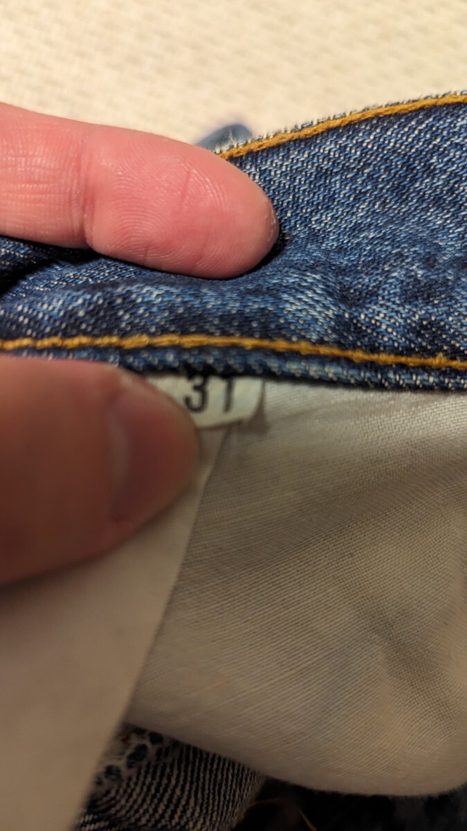 helmut lang painter jeans 31 本人期 ペンキデニム ダメージジーンズ 1998 1999 damage denim ヘルムートラング archives アーカイブ_画像4