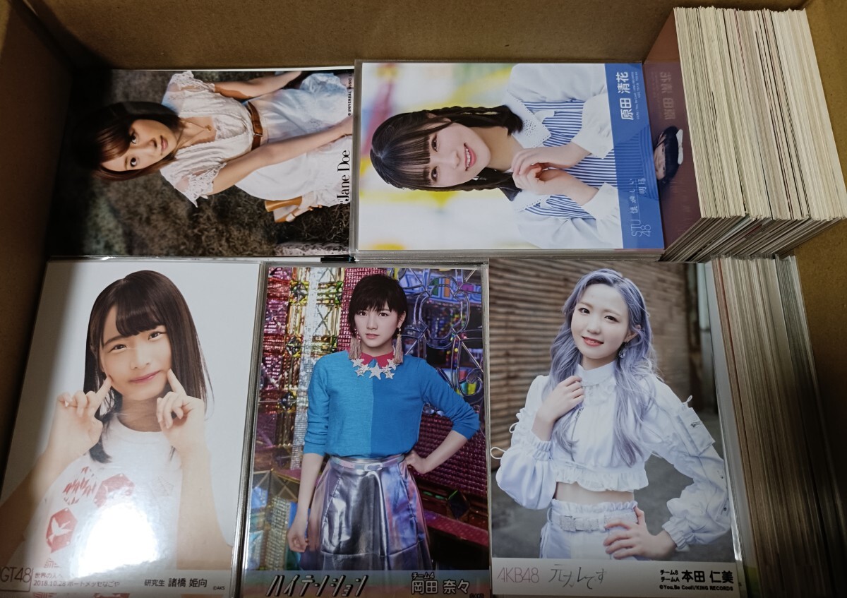 AKB48グループ 生写真約2300枚 ブロマイド グッズ 公式 ライブ 劇場 NMB SKE NGT STU HKT アイドル 特典 CD 非売品 神セブン_画像4