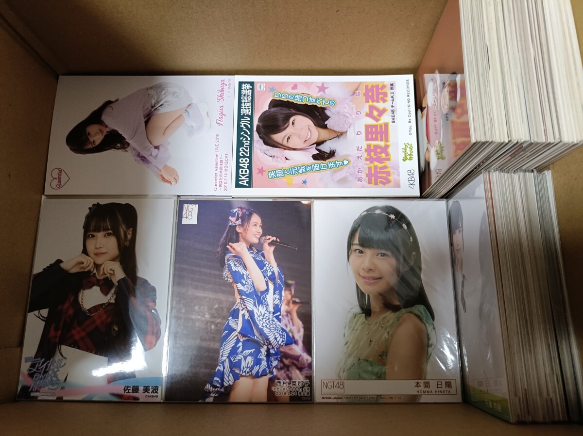 AKB48グループ 生写真約2300枚 ブロマイド グッズ 公式 ライブ 劇場 NMB SKE NGT STU HKT アイドル 特典 CD 非売品 神セブン_画像3