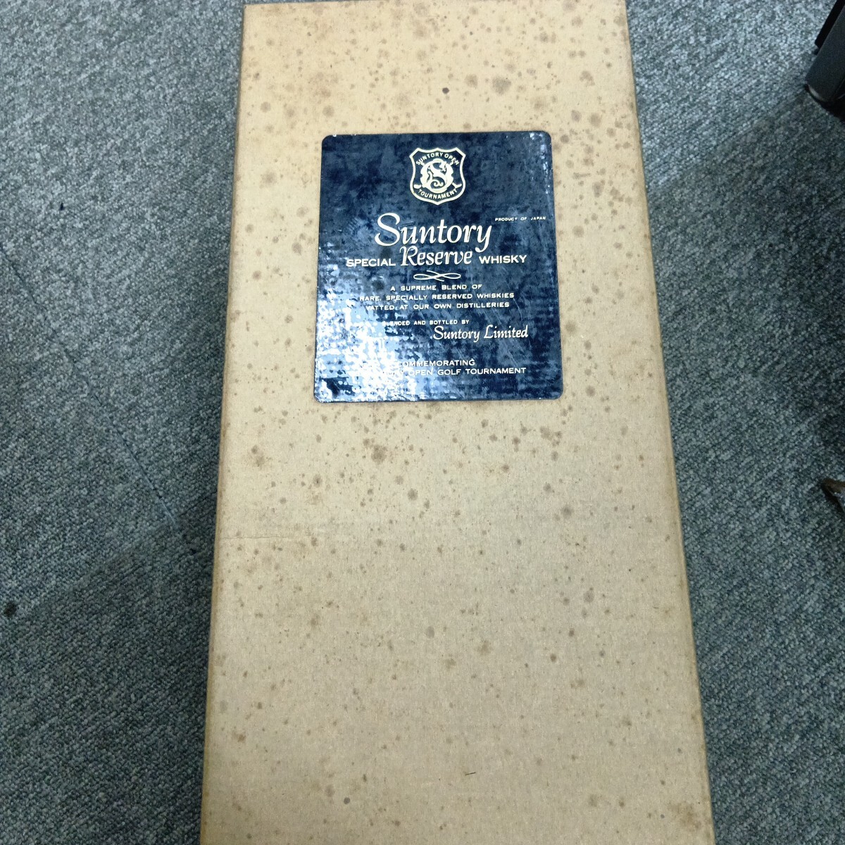 サントリーオープン　1985年　記念ボトル　ゴルフ　ウィスキー　 SUNTORY リザーブ　北海道限定発送商品_画像2